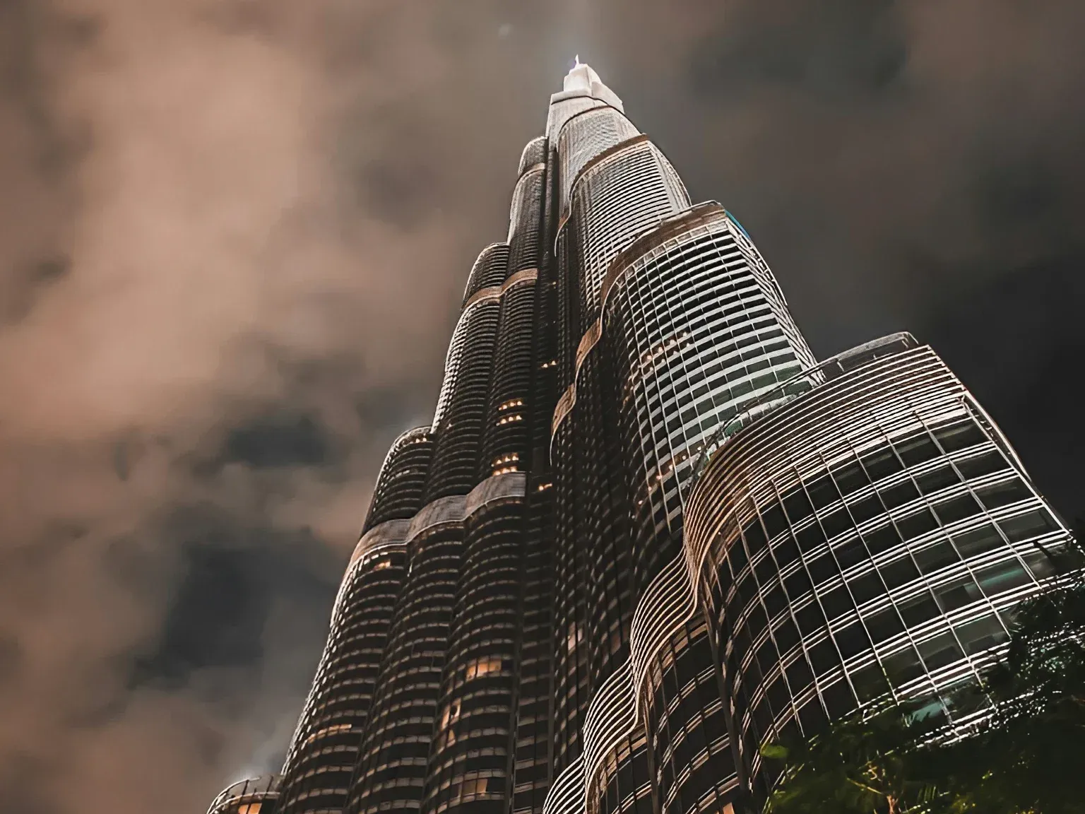 Burj Khalifa at night 